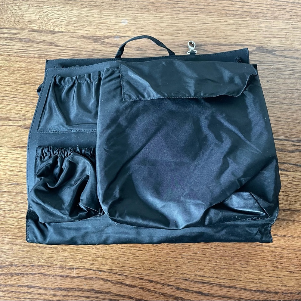 Diaper bag or tote organizer in Black
